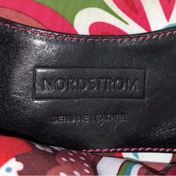Nordstrom Black Leather trimmed in Red - Picture 9 of 9